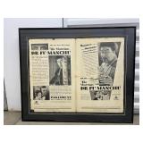 FTH188- Vintage Movie Poster The Mysterious Dr Fu Manchu