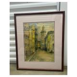 FTH193- Original Watercolor Painting By Ingrid Clairmont