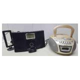 FTH202 - Sony CD Portable CD Player And Teac Clock Radio 