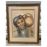 FTH237- Original Painting Of A Women