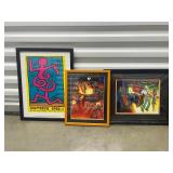 FTH238- (2) Jazz Themed Prints & 1983 Jazz Festival Poster