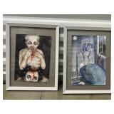 FTH245- (2) Framed Watercolor Paintings