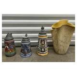 FTH255 German Steins & Glass Vase