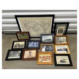 FTH256- Assorted Framed Vintage Pictures 