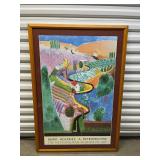 FTH288 Framed David Hockney Art Poster