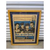 FTH289 Framed French Alfred Hitchcock Movie Poster