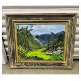 FTH310 Framed Original Scenic Painting 