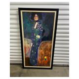 FTH323- Large Painting On Canvas Of Emilie Floge 