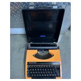 FTH353- Vintage Orange SilverReed Typewriter 