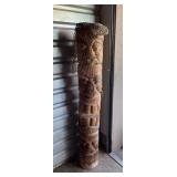 FTH366 Carved Tiki Statue 