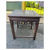 FTH371- Ornate Wooden Side Table
