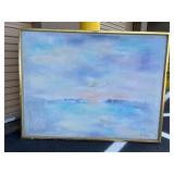 FTH375- Original Painting On Canvas By Dietrich Grunewald