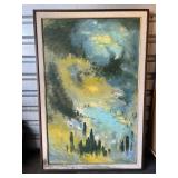 FTH379- Painting On Canvas By Artist Dietrich 