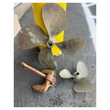 FTH390- Vintage Roloff Mfg Corp Anchor & Metal Ship Propellers