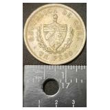 FTH409 - 1932 Cuba One Peso Coin