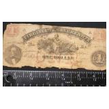FTH413 - 1862 Virginia One-Dollar Treasury Note