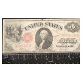 FTH424 - 1917 US $1 Red Seal Legal Tender
