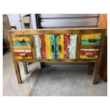 FTH440- Vintage Reclaimed Console/Entryway Table