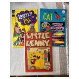 FTH528-Vintage Comics- Little Lenny, Lancelot Link & Fat Freddy
