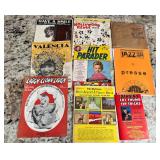 FTH531- Vintage Song Sheets, Vinyl Record And More