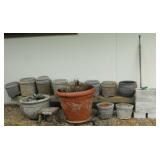 Cement and Terra Cotta Pots