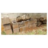 Concrete tile blocks