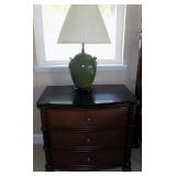 KLS016 Rectangular Nightstand and Lamp