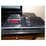 KLS019 Phillips DVD with Remote and Alarm Clock