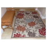 KLS022 Distressed Bench Seat and Area Rug