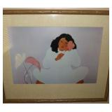KLS039 Another Pretty Peggy Hopper Framed Print