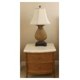 KLS046 Side Table with Pineapple Lamp #1