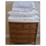 KLS057 Rattan Dresser and Pillows