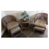 KLS076 Patio Furniture & Artificial Palm