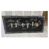 NVN003-Beautiful Black Lacquer Chinese Wall Art