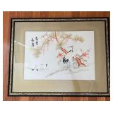 NVN015- Beautiful Asian Embroidered Art On Silk