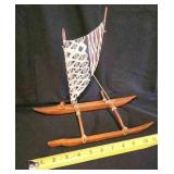 NVN033 - Miniature Outrigger Canoe