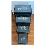 NVN078- Vintage Chinese Nesting Tables
