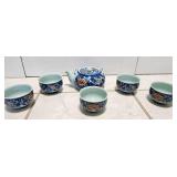 NVN082-Asian 7 Piece Tea Set