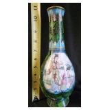 NVN103 - Vintage 10" Chinese Cloisonne Vase