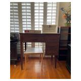 NVN131- Sears Sewing Machine And Desk