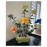 NVN137- Large Stone/Jade Like Bonsai Tree Decor