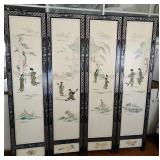 NVN166 - 4-Panel Asian Themed Room Divider 
