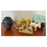 NVN169- Various Decorative Stone Items