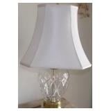 WWT025 Vintage Waterford Crystal Lamps with Lampshade #2