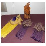 WWT036 Three Yen Good Luck Coin Turtles & Fisherman