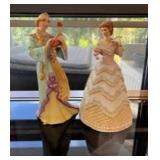 PPP018- 2 Vintage Lenox Porcelain Figurines