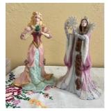 PPP029- (2) Vintage Lenox Porcelain Figurines