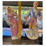 PPP031- Vintage Lenox Porcelain Price Charming & Cinderella Figurines