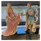 PPP035- 2 Lenox “The Legendary Princesses” Collection Porcelain Figurines