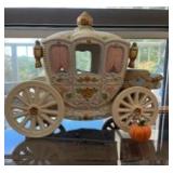 PPP036- Limited Edition vintage Lenox “Cinderella’s Enchanted Carriage” Music Box & Pumpkin